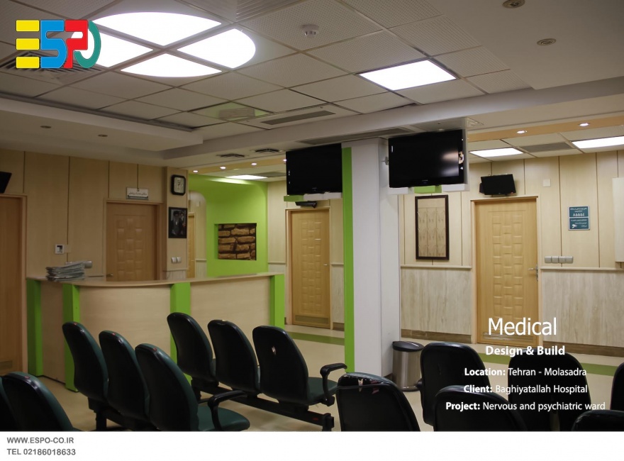 طراحی داخلی بیمارستان بقیه الله